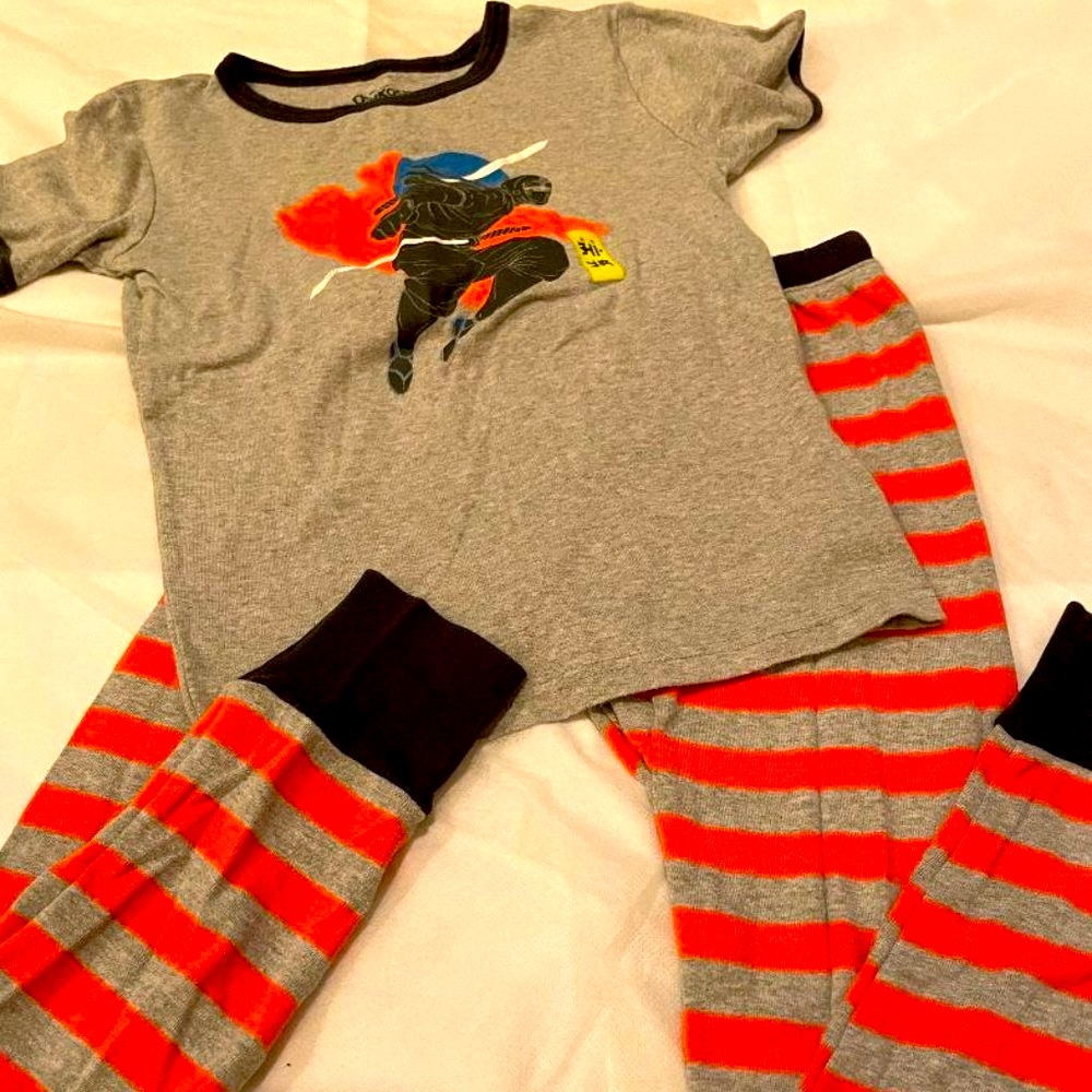 Osh Kosh Ninja Pajamas, size 10